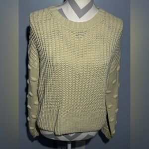 Moon & Madison Textured Cream Sweater